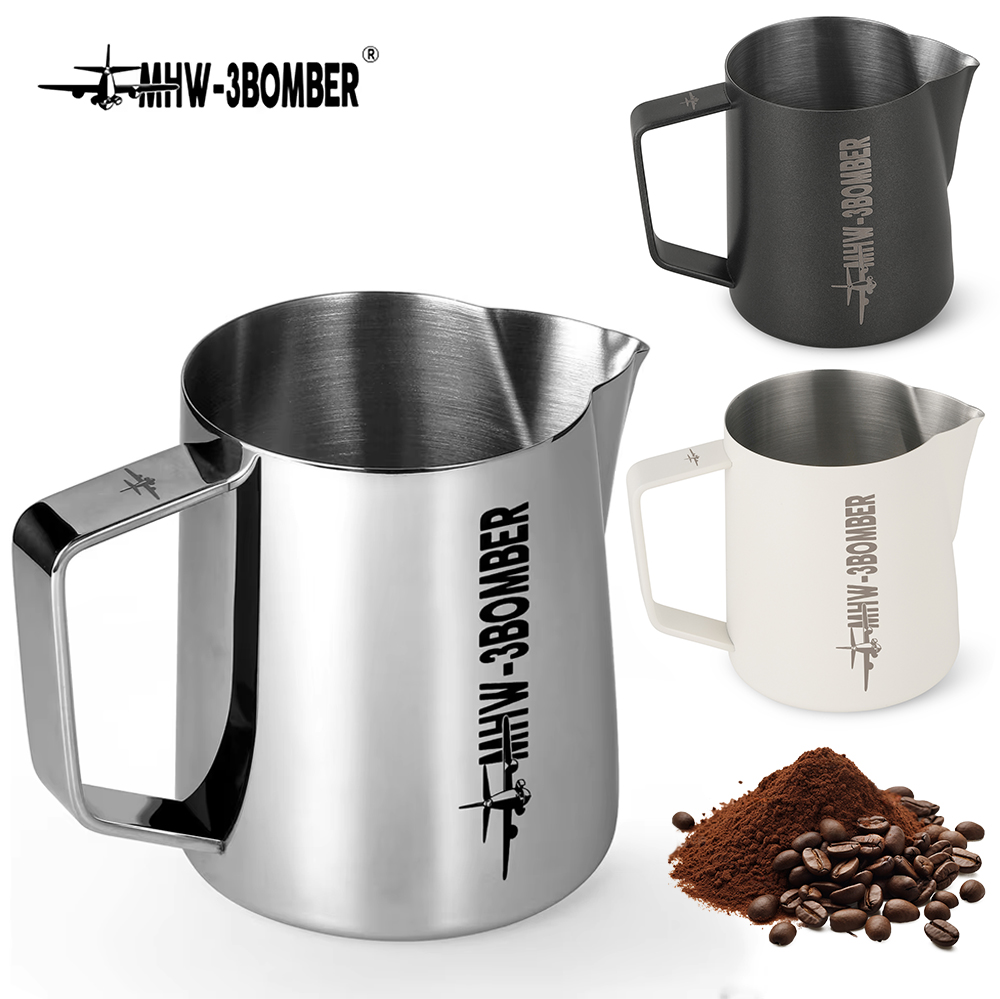 Barista Milk Jug - Mhw-ミルク泡立てピッチャー蒸し器カップ、ミルクフォームジャグ、大容量、蒸しラテ道具、コーヒーアクセサリー、400 700ml