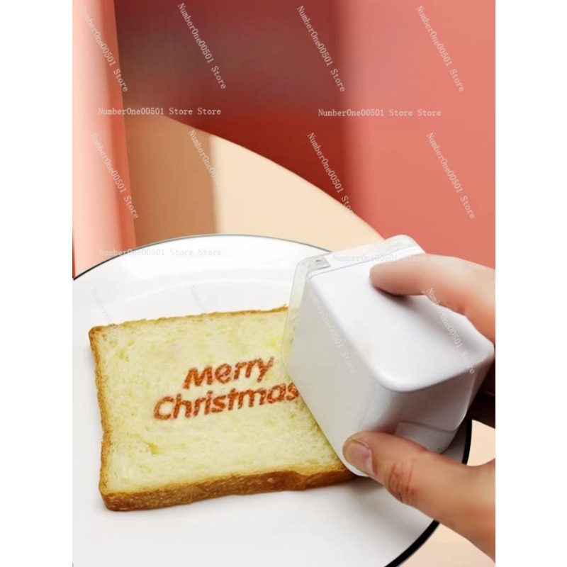 Coffee Tea Images - ハンドヘルドフードプリンター、パン、マカロン、クッキー、コーヒー、ミルクティー、ラテアート、食用画像印刷機