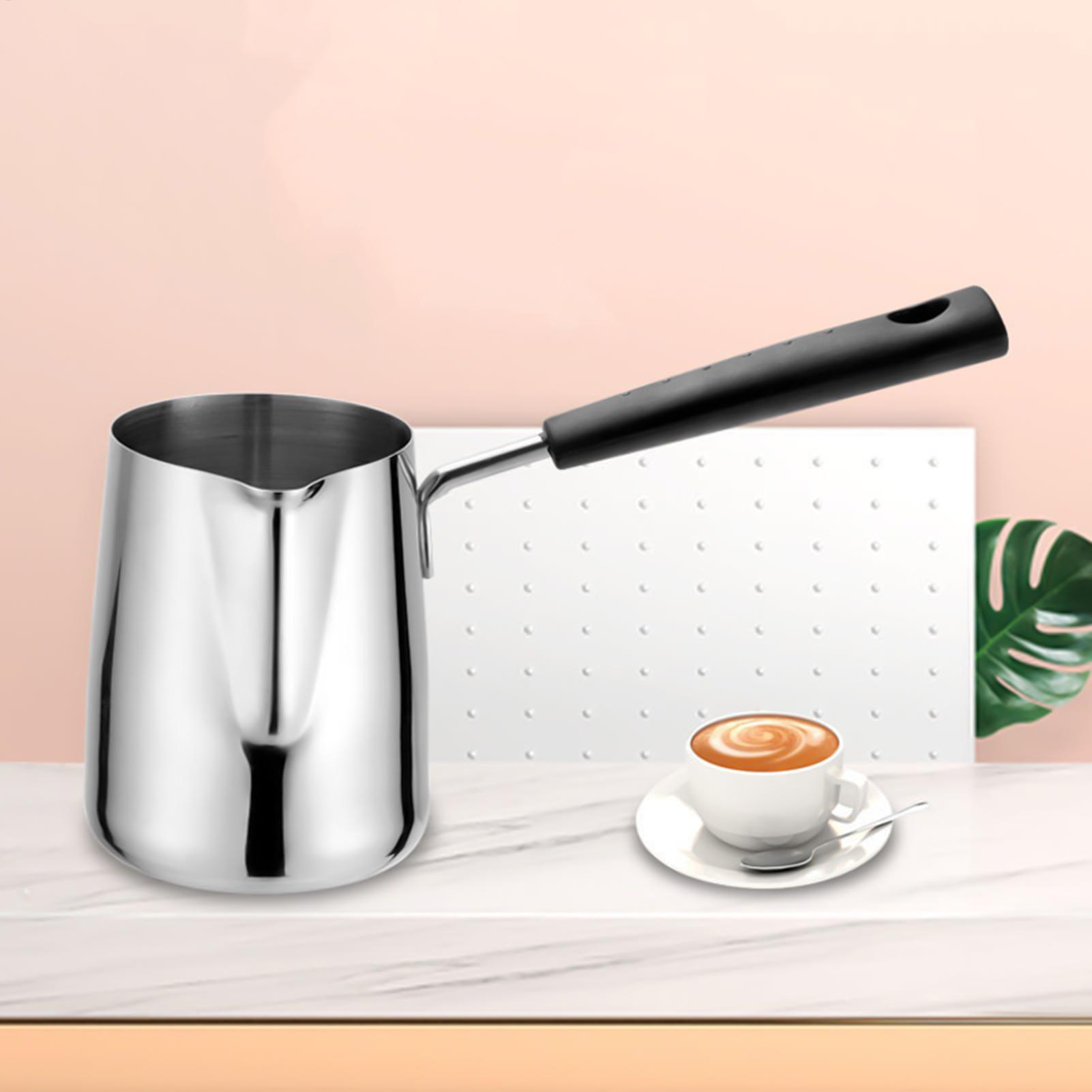 Xbloom Coffee Tea - 600mlトルコ式コーヒーポット、注ぎ口付き、コーヒーやミルクティー、ホットチョコレートを淹れるためのストーブトップイブリク、家庭、キッチンに最適