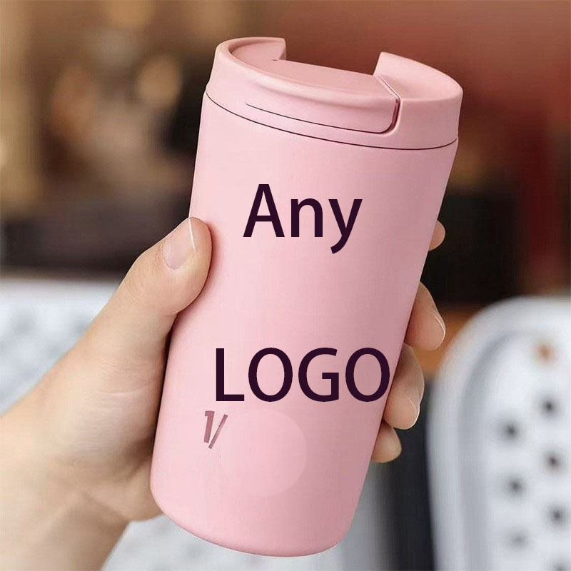 ロゴ入りギフト12オンス水筒カフェ真空断熱コーヒータンプラー - Coffee Tea Images のレビューと価格