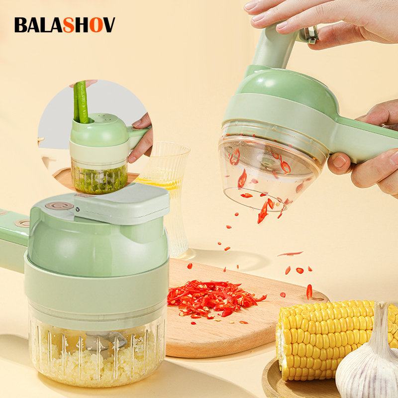 4In1 電気野菜カッターセットハンドヘルドワイヤレス電気ガ - Burr Hand Grinder のレビューと価格