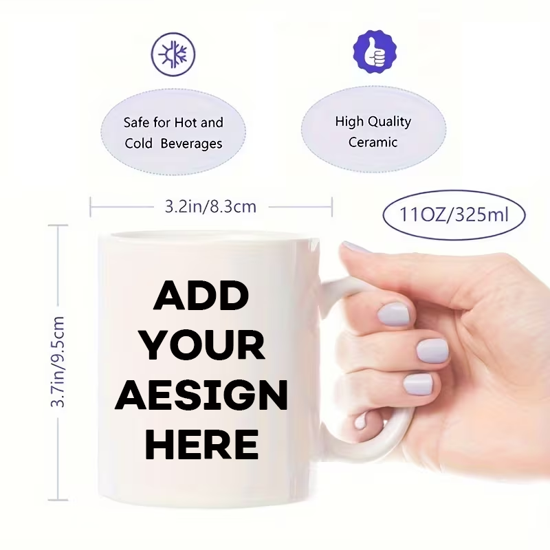 11オンスのパーソナライズマグカップ、カスタム名・画像・テキ - Coffee Tea Images のレビューと価格